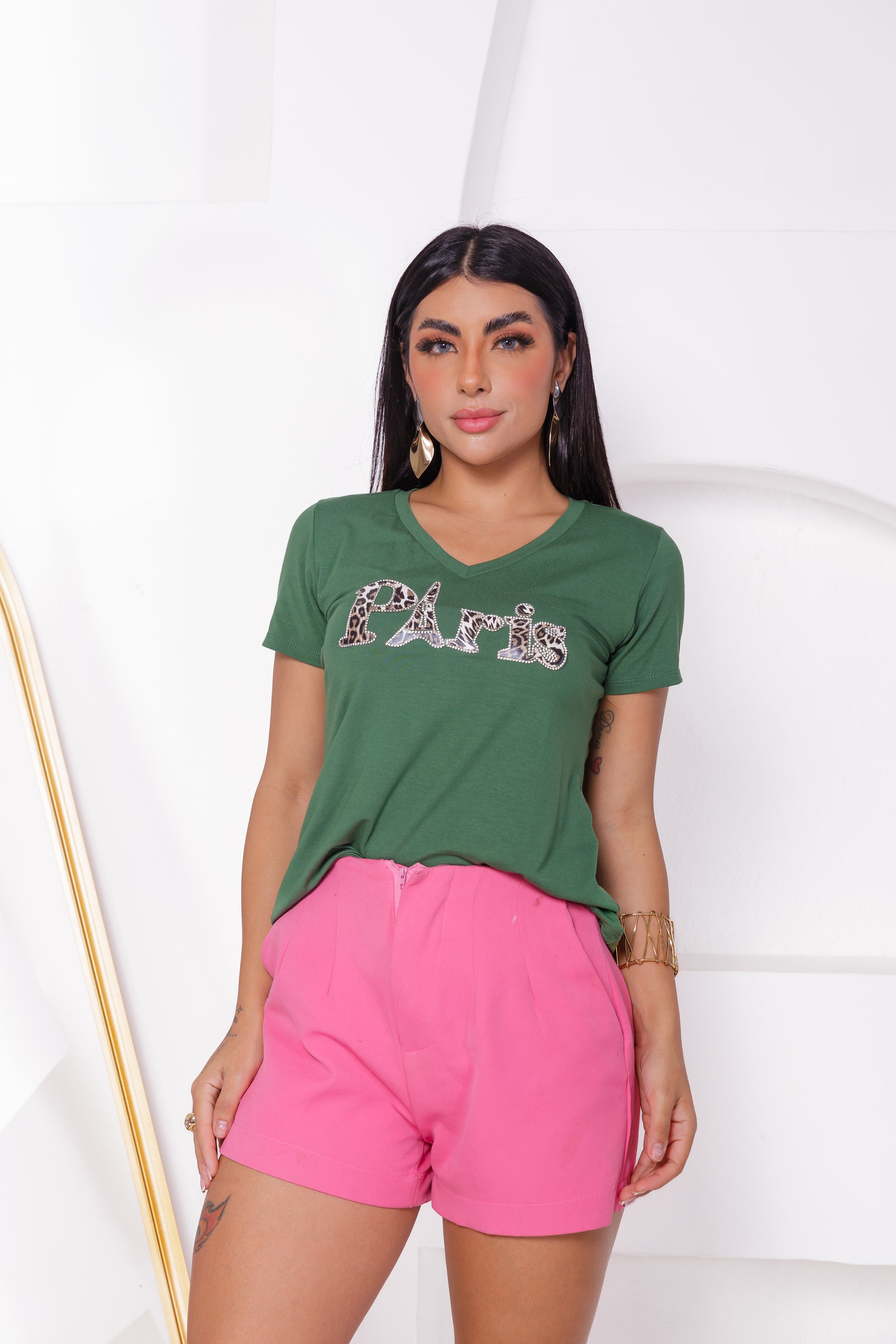 T-shirt Paris - Verde